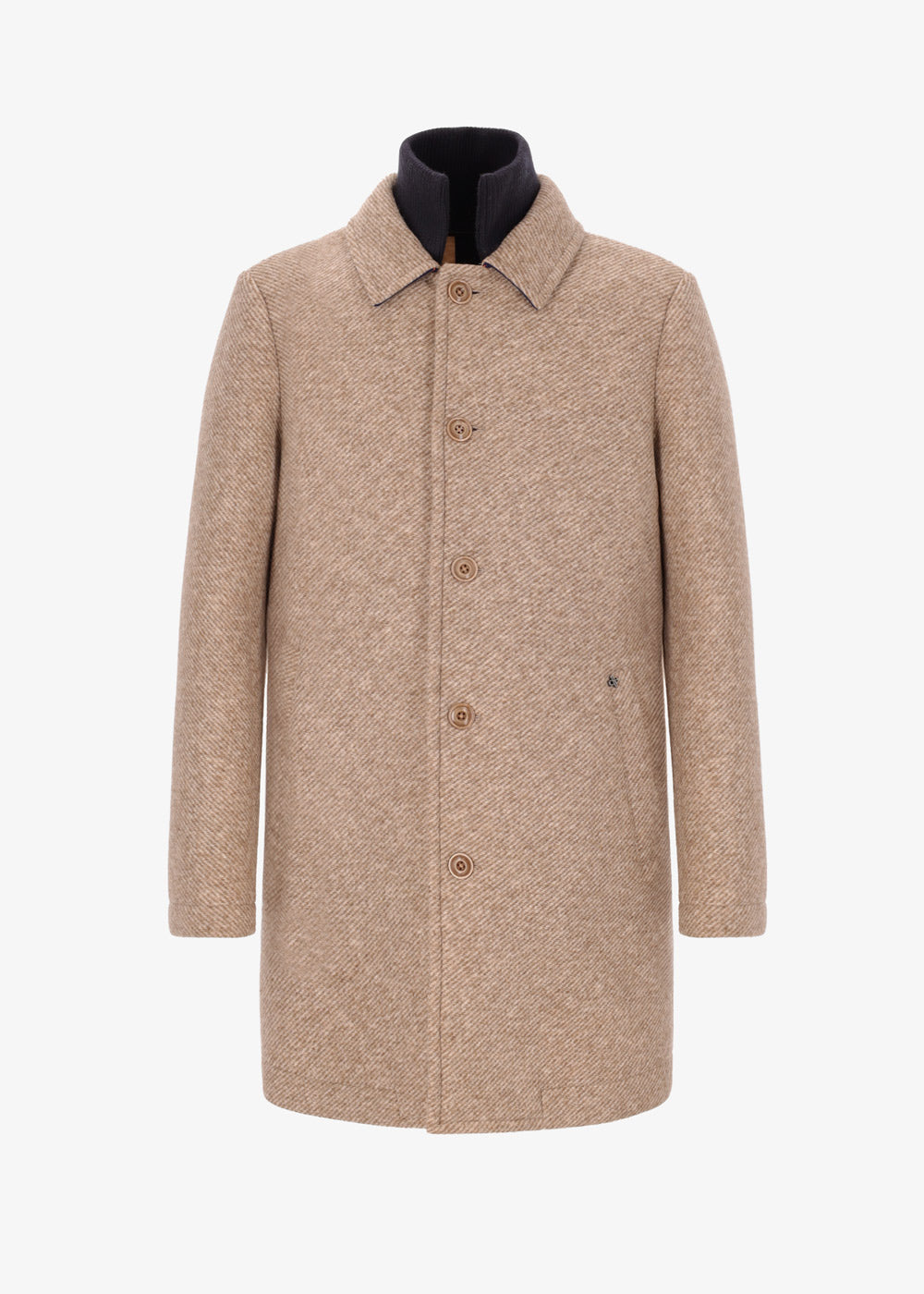 Boiled Wool Trench Coat Naum