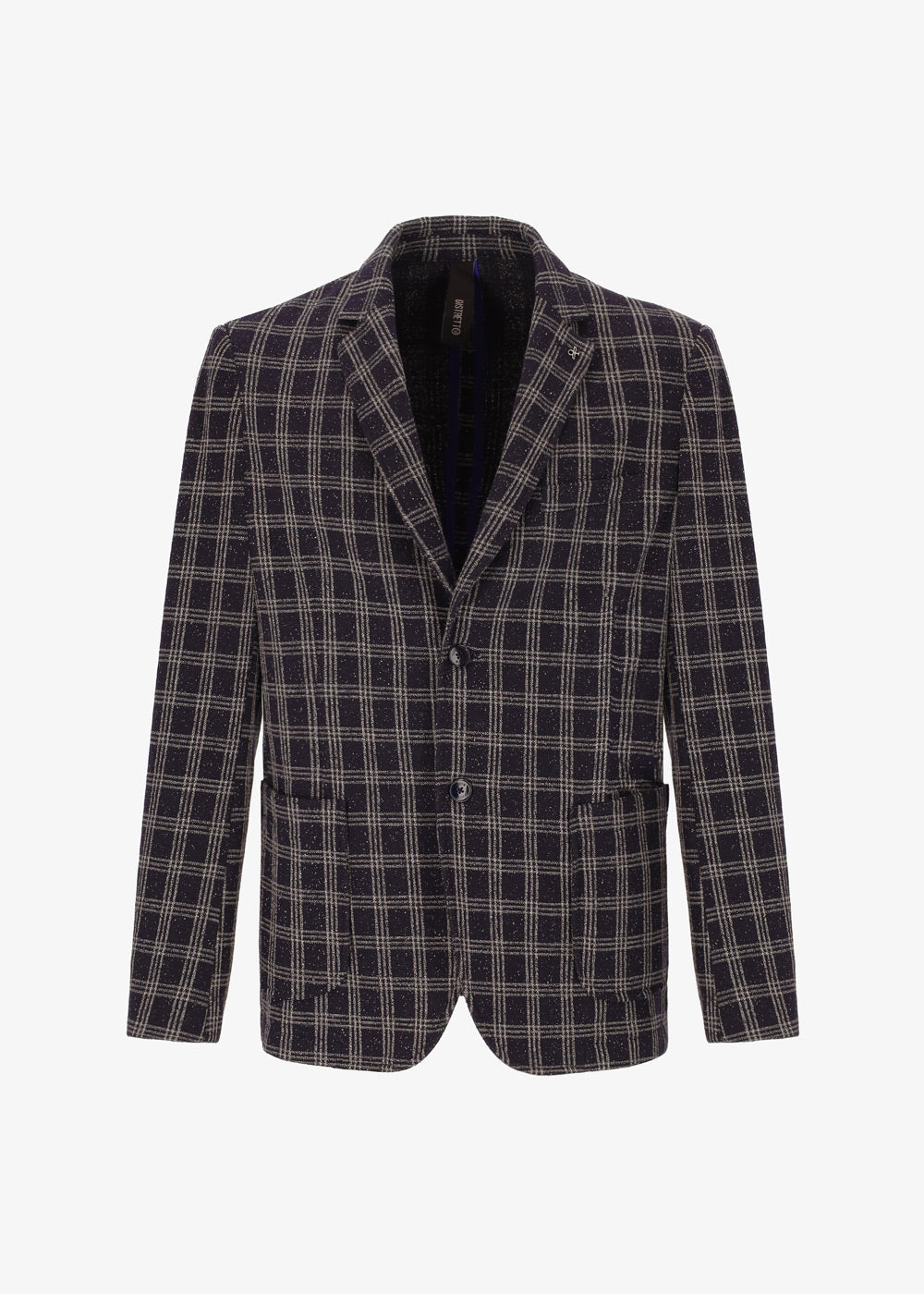 Checkered Stretch Fabric Jacket  Atelier