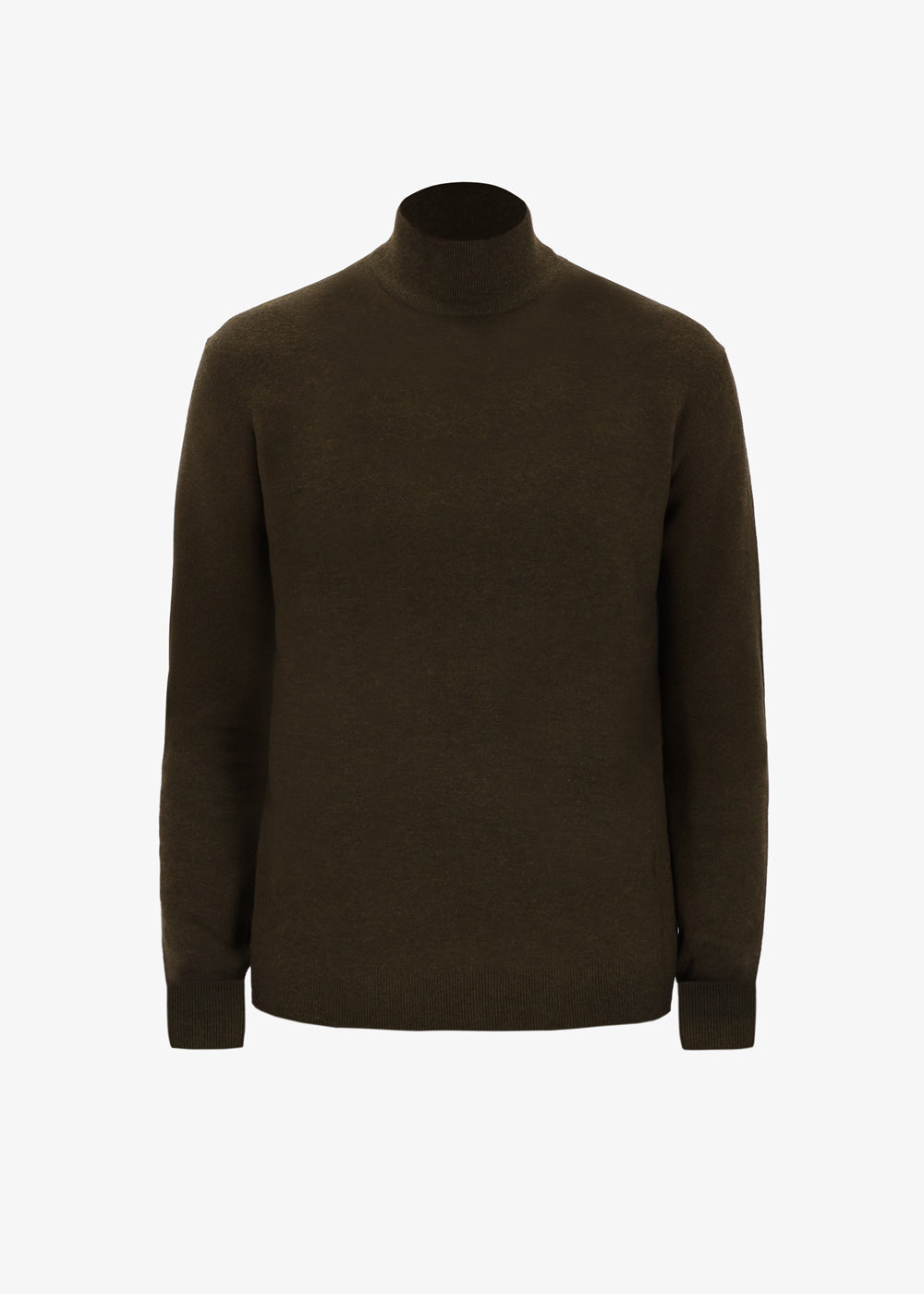 Double-Faced High-Neck Sweater Softouch