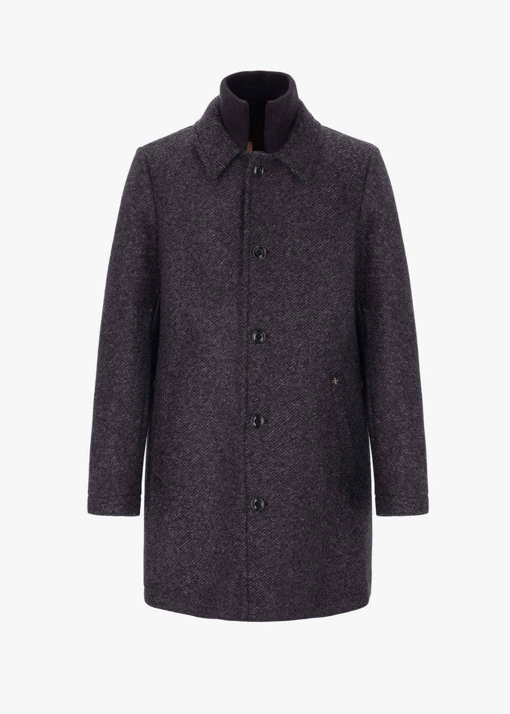 Boiled Wool Trench Coat Naum