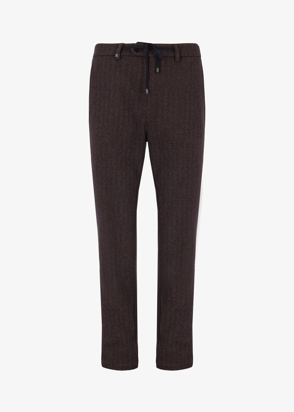 Two-Tone Micro Stretch Fabric Trousers Herrin