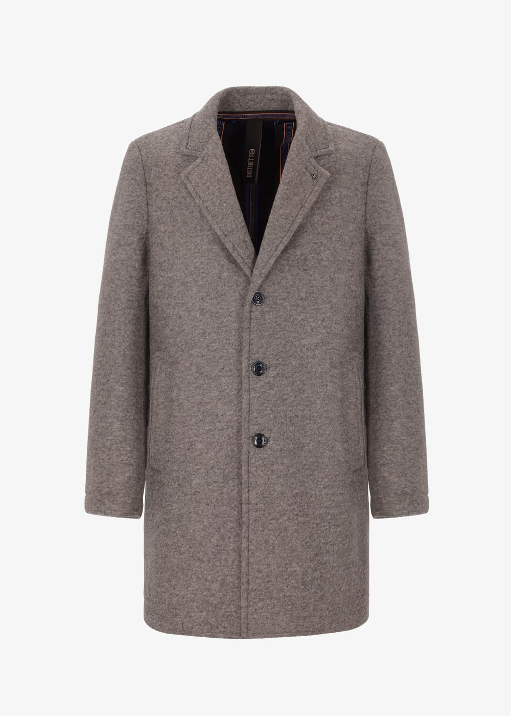 Coat aus Stretch-Wollstoff - H.Chest Peacoat Carlos