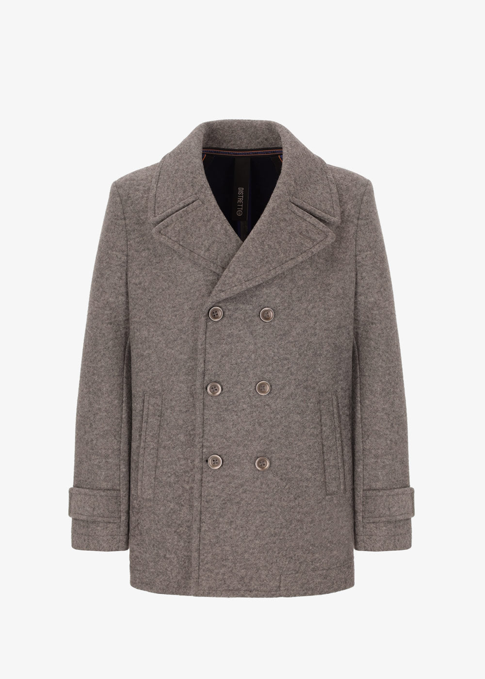 Peacoat Carlos aus Stretch-Wollstoff