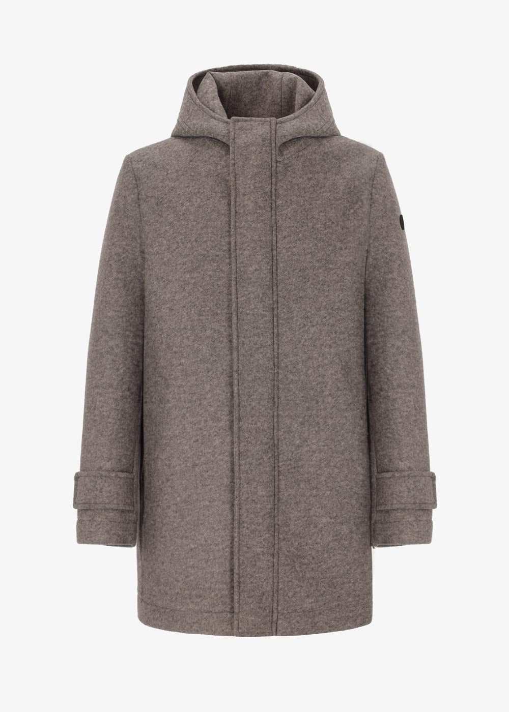 Bonded Stretch Boiled Wool Parka Carlos