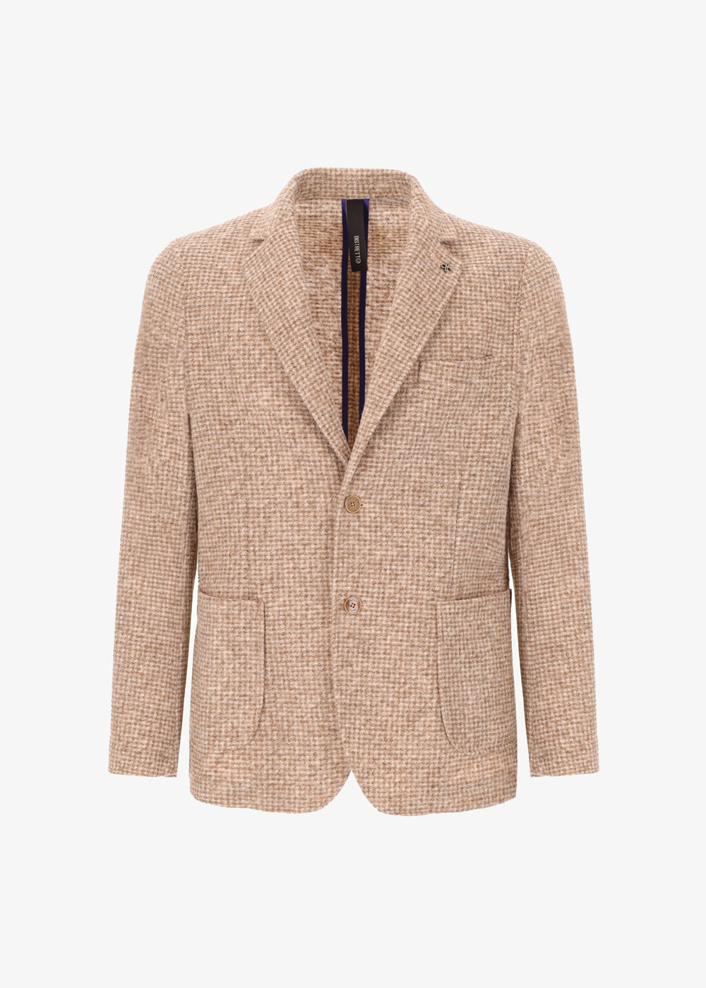 Boiled Wool Bouclé Effect Jacket Giona