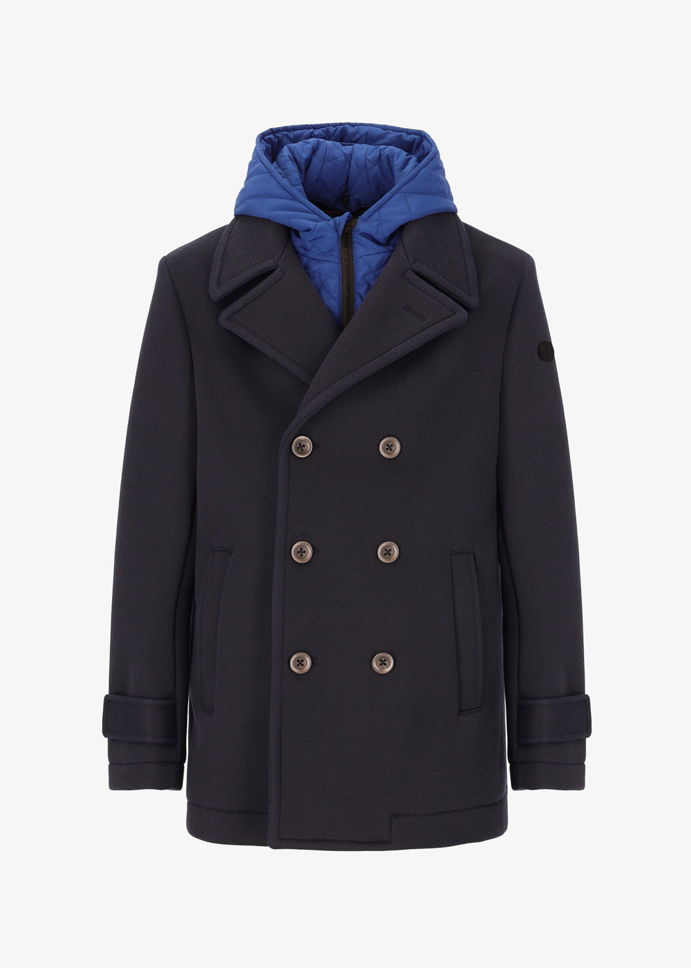 Micro Piquet Technical Peacoat Cruise with Padded Hood