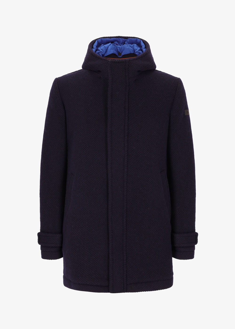 Wool Piquet Parka Blasius with Hood