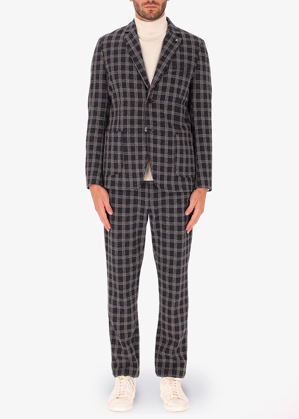 Checkered Suit Atelier Faster12 Blue